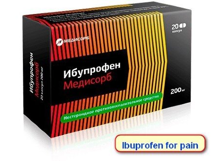 Ibuprofen for pain