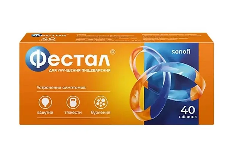 Festal (pancreatin, hemicellulase, bile) tablets Festal (pancreatin, hemicellulase, bile) tablets