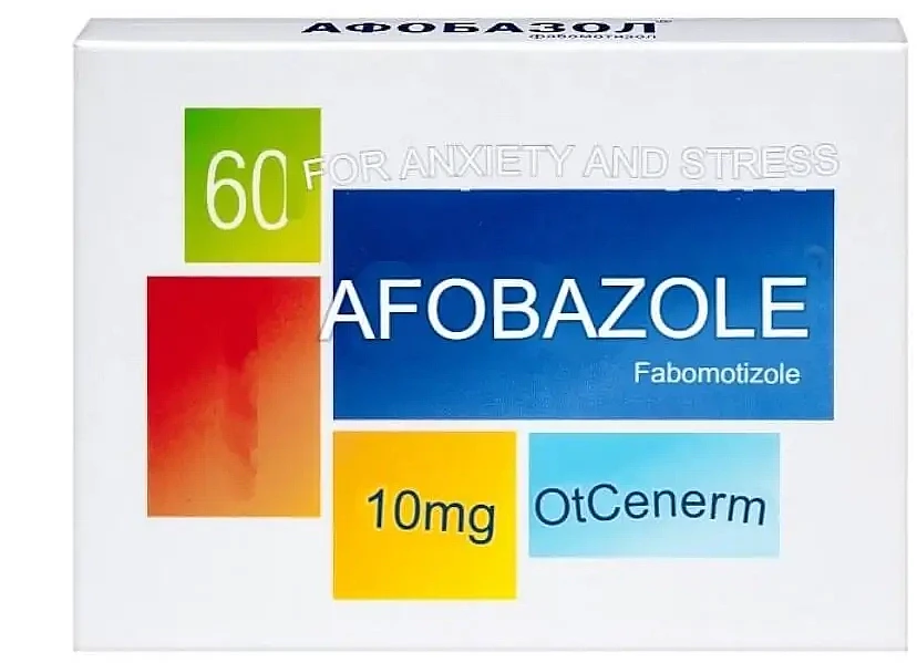 AFOBAZOL (Fabomotizole) 10 mg — 60 tablets for anxiety relief AFOBAZOL (Fabomotizole) 10 mg — 60 tablets for anxiety relief AFOBAZOL (Fabomotizole) 10 mg — 60 tablets for anxiety relief AFOBAZOL (Fabomotizole) 10 mg — 60 tablets for anxiety relief AFOBAZOL (Fabomotizole) 10 mg — 60 tablets for anxiety relief AFOBAZOL (Fabomotizole) 10 mg — 60 tablets for anxiety relief