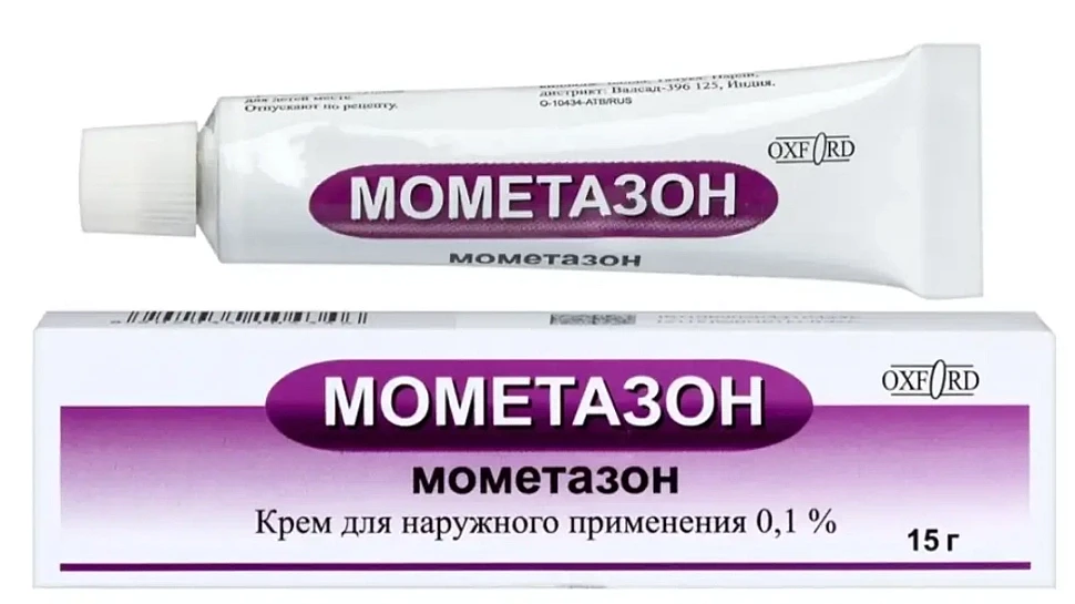  Mometasone 0.1% Cream – 15 g Tube (Topical Corticosteroid)