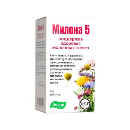Milona-5 Evalar to preserve a woman&#039;s health 100 tablets