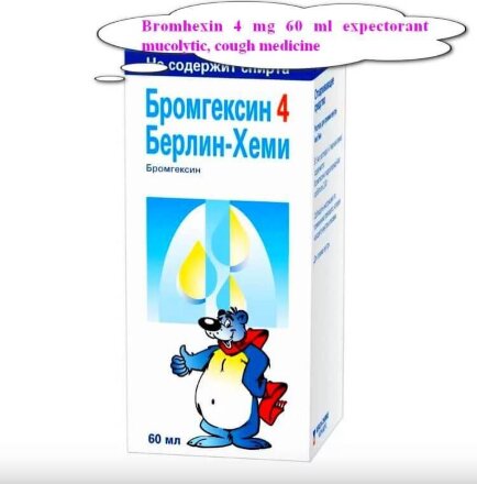 Bromhexin 4 mg 60 ml