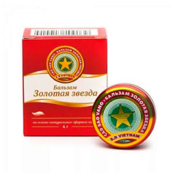 Balm &quot;Golden Star&quot; for rhinitis, insect bites, headache, dizziness