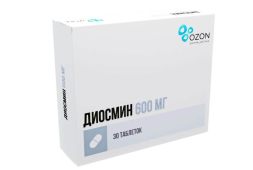Diosmin venotonic,  [Phlebodia 600] varicosity 600 mg 30 tablets