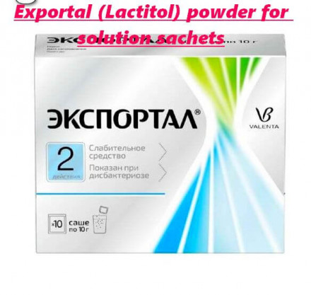 Exportal (Lactitol) powder for solution