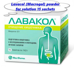 Lavacol (Macrogol) powder for solution 15 sachets