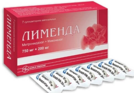 Limenda (metronidazole, miconazole) vaginal suppositories