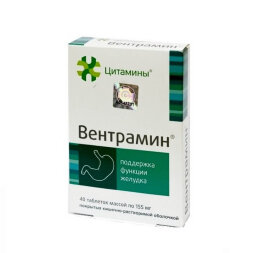 Ventramin Bioregulator of the stomach and digestive system 155 mg 40 tablets