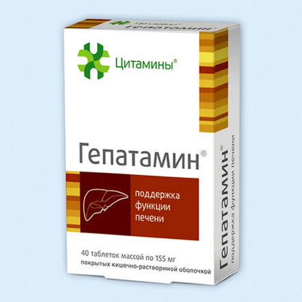 Gepatamin liver recovery 155 mg 40 tablets