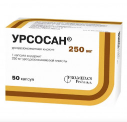 Ursosan (Ursodeoxycholic acid) 250 mg