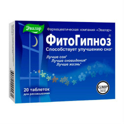 Phytohypnosis EVALAR It promotes better sleep 20 tablets