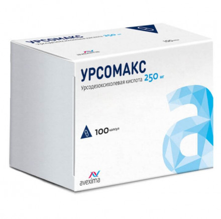 Ursomax (Ursodeoxycholic acid) 250 mg