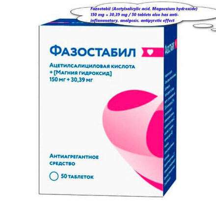 Fazostabil (Acetylsalicylic acid, Magnesium hydroxide)