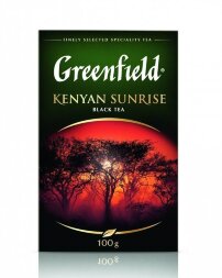 Black tea Kenyan Sunrise Greenfield 100 gr