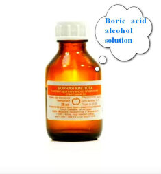 Boric acid alcohol solution