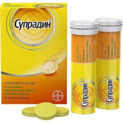 Supradyn 20 effervescent tablets minerals and multiminerals