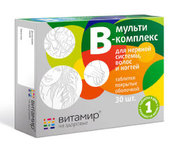 MULTI-complex Vitamir for the nervous system of hair and nails 30 tablets