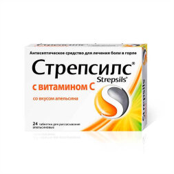 Strepsils with vitamin C 24 tablets