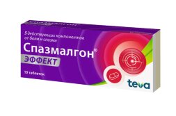 Spazmalgon EFFECT (Drotaverine, Paracetamol) pills