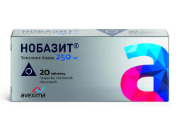 Nobazit (Enisamium iodide) 250 mg 20 tablets