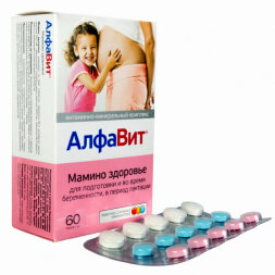 Alfavit Mom's health vitamin and mineral 60 tablets