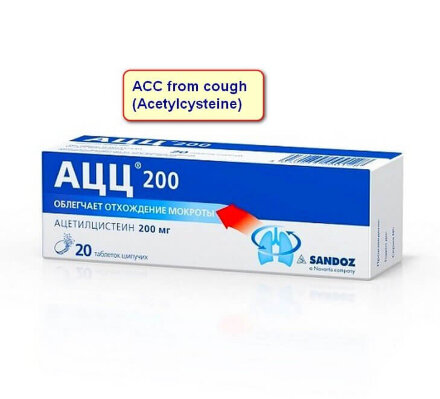 ACC for cough (Acetylcysteine)
