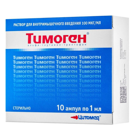 Thymogen (alpha-glutamyl-tryptophan) solution