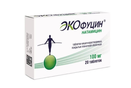 Ecofucin (natamycin) 100 mg 20 pills