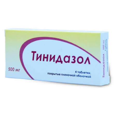 Tinidazole 500 mg 4 tablets
