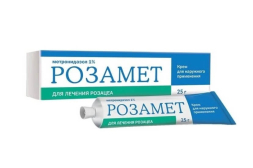 Rozamet (metronidazole) 1% cream 25 gr