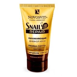 Novosvit panna cotta, snail mucin day cream 50 ml