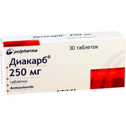 Diacarb (Acetazolamide) diuretic 250 mg 30 tablet