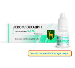Levofloxacin 0.5% 5 ml eye drops