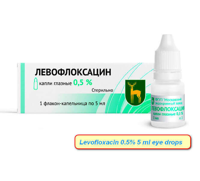 Buy Levofloxacin 0.5 5 ml eye drops