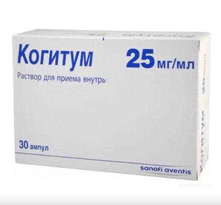Cogitum (acetylaminosuccinique acid) 25 mg/ml 30 ampoules