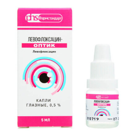 Levofloxacin-Optic 0.5% 5 ml eye drops