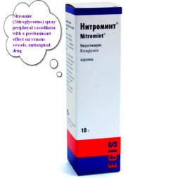 Nitromint (Nitroglycerine) spray 400 mcg 10 mg