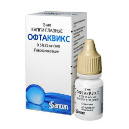 Oftaquix (Levofloxacin) 0.5% 5ml eye drops