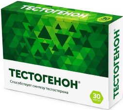 Stimulates testosterone for men Testogenon 30 capsules 500 mg