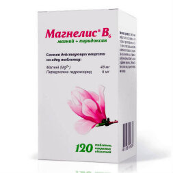 Magnelis B6 Fills magnesium deficiency 120 tablets