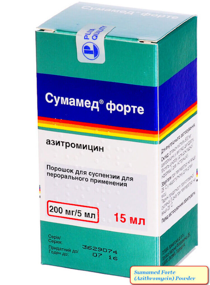 Buy Sumamed Forte (Azithromycin) Powder - Shopmybuy.com