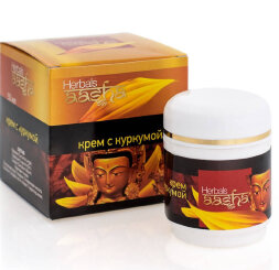 Aasha Herbals face cream with turmeric, anti-inflammatory 50 ml