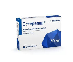 Osterepar (Alendronic acid) 70 mg 4 tablets