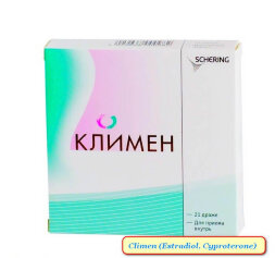 Climen (Estradiol, Cyproterone) 21 tablets