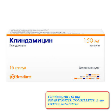 Clindamycin 150 mg 16 capsules