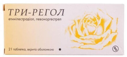 Tri-Regol (Levonorgestrel, Ethinylestradiol) pills