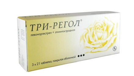 Tri-Regol (Levonorgestrel, Ethinylestradiol) pills