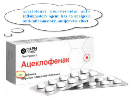 Aceclofenac pills