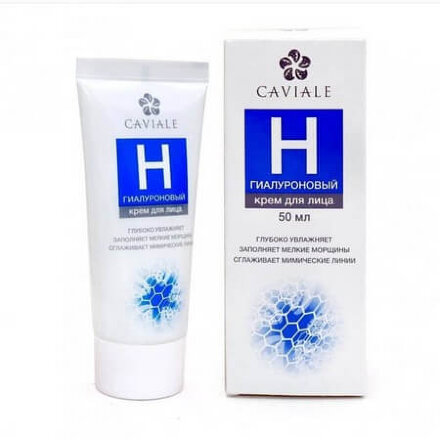 Hyaluronic face cream, fills small wrinkles CAVIALE 50 ml