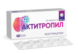 Aktitropil (phenotropil) [phenylpiracetam] fonturacetam 30 pills 100 mg
